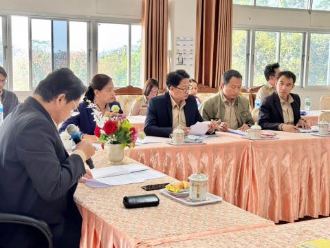 การประชุมคณะกรรมการจัดทำข้อตกลงและรายงานผลการพัฒนางานตามข้อตกลง 