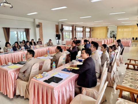 การประชุมคณะกรรมการจัดทำข้อตกลงและรายงานผลการพัฒนางานตามข้อตกลง 